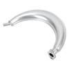 Half Moon Banana Exhaust Muffler Pipe Steel Alloy for 2 Stroke 49cc 60cc 66cc 80cc Engines