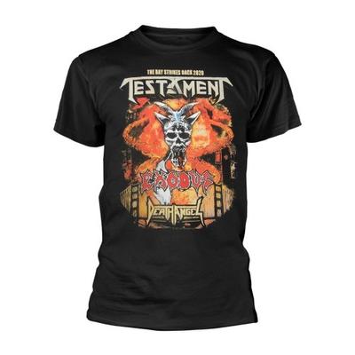 Футболка Testament унисекс для взрослых The Bay Strikes Back Europe 2020 Tour