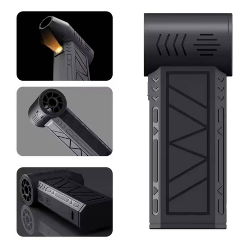 Usb Powered Handheld Turbo Fan With Dust Blower And Led Torch For Outdoor And Home Use