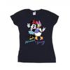 Womens/Ladies Minnie Mouse And Daisy Cotton T-Shirt