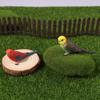 Simulation Parakeet Miniature Landscape Ornament Artificial Bird Model Props