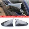 For Hyundai LAFESTA I20 I20N BAYON - Car Rearview Side Mirror Cover Sticker Wing Cap Exterior Door Case Trim Carbon Auto