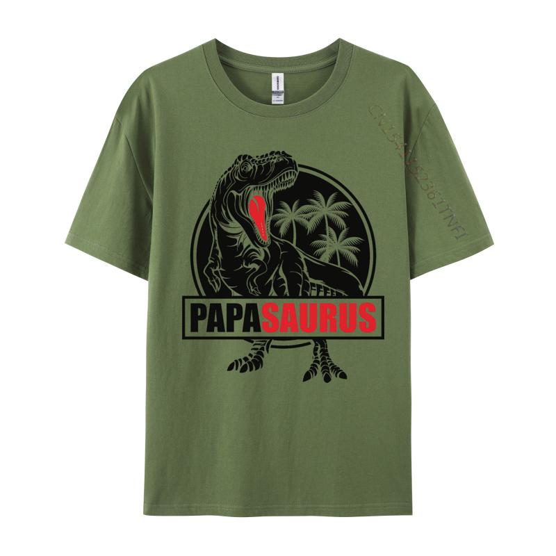 Papasaurus Tshirt Slim Fit Top Tshirts For Unisex All Cotton Tops T Shirt Normal Tees Graphic T Shirts Unisex
