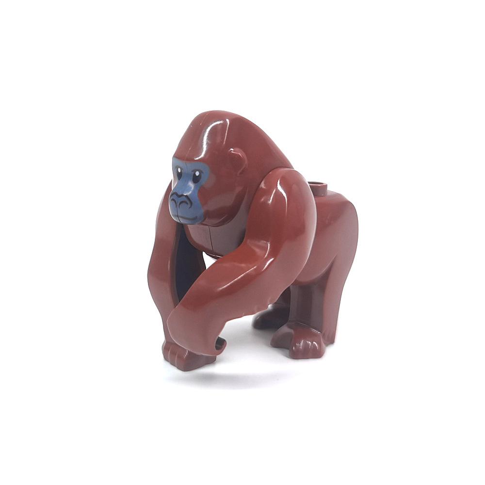 Детали для DIY с принтом животных: Коза, Чайка, Пингвин, Рыба, Овца - Совместимы с MOC Игрушками-конструкторами