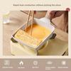 Japanese Tamagoyaki Pan with Wooden Handle Nonstick Rectangle Omelette Egg Roll Maker Steak Tamago Frying Pan Kitchen Cooking Tools Cookware