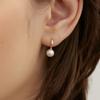 LUNNE 14k Grace Freshwater Pearl One-Touch Hoop Earrings (14k Gold) #LFE22