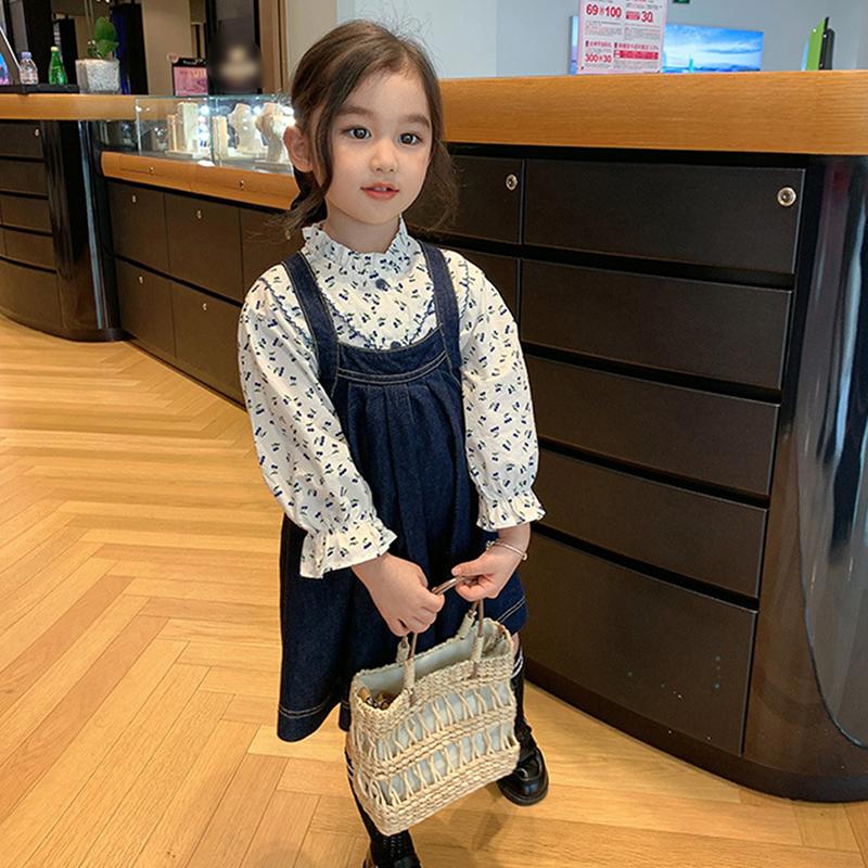 Костюм для девочек, удобная юбка из двух частей