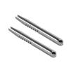 2 Pcs Titanium Alloy Mini Tweezers Portable Survival Tweezers Durable EDC Tweezers  Travel Tool