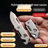 Portable Stainless Steel Folding Keychain Knife for Box Opening and Fruit Cutting