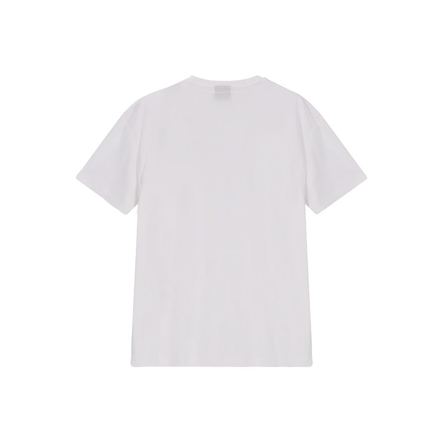 Emporio Armani Женская футболка с логотипом, свободного кроя, с круглым вырезом, коротким рукавом, женские топы 7W000189-AF13919-U0002