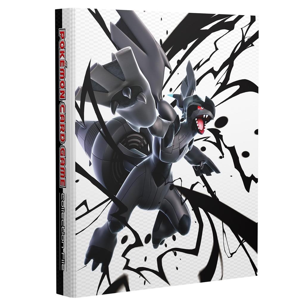 POKEMON Центр Оригинальный Коллекционный Файл для Карт Покемон Премиум Зекрам и Реширам