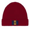 Bonnet Drapeau Barbade En Rouge