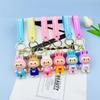 Creative Cartoon Labfabric Keychain Cute Doll Car Pendant Keychain Gift Bag Pendant