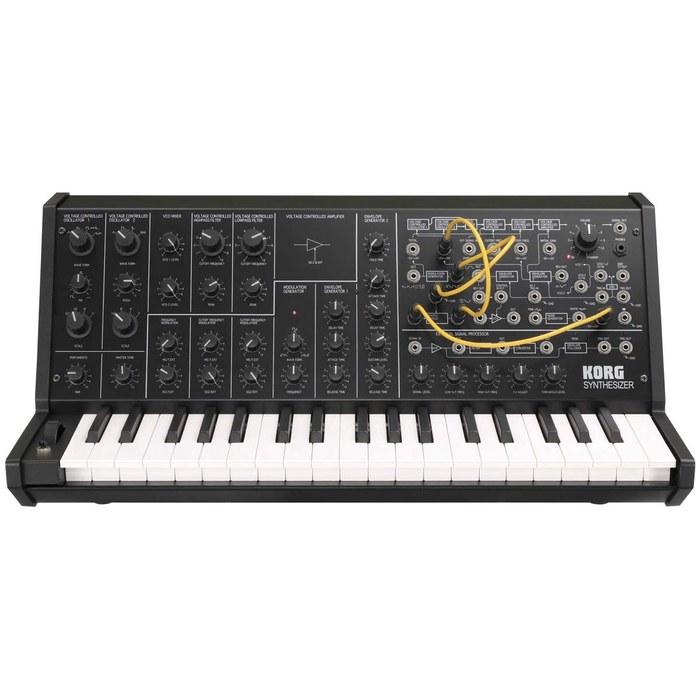 KORG MS-20 mini Монофонический аналоговый синтезатор (MIDI/USB, с патч-кабелем) - черный