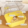 Creative Large Space Hamster Cage Sturdy Breathable Small Animal Carrying Cage Easy Clean Ventilation Pet House