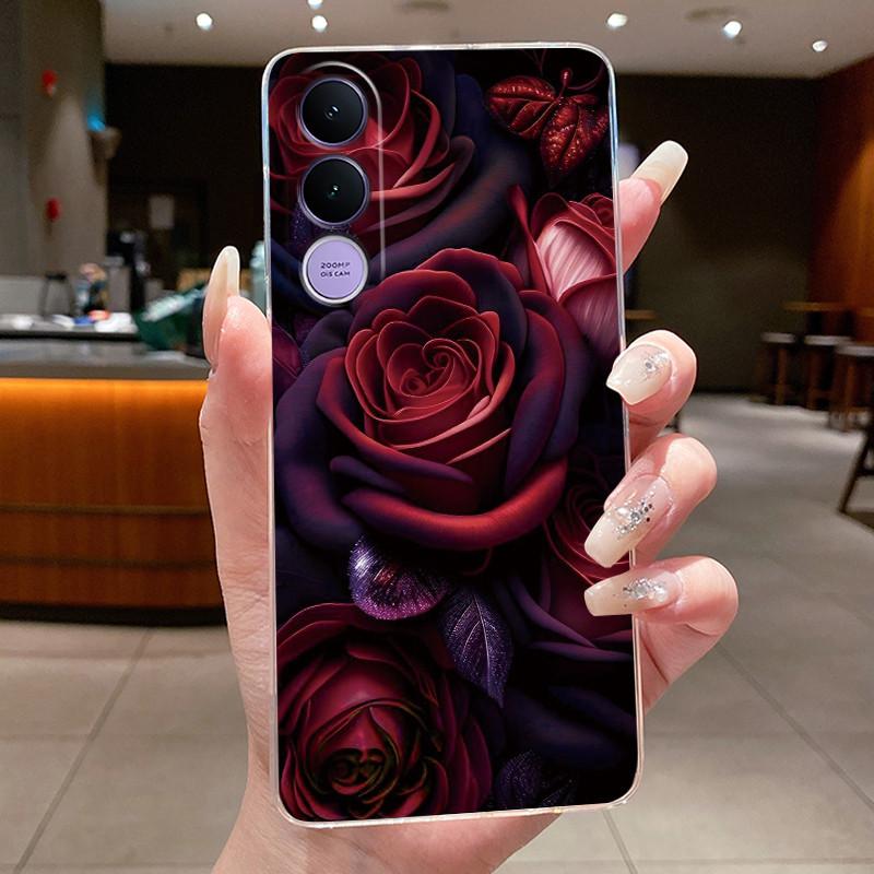 Чехол для Vivo V70 FE V70FE 5G V2550 Чехол для телефона Эстетичный Роскошный Милый Крутой Для Мальчиков Девочек Мягкий Силикон Прозрачный ТПУ Чехол-Оболочка