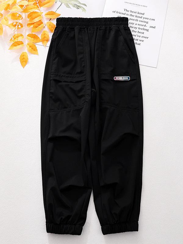 Быстросохнущие летние спортивные штаны для девочек 2024: Свободные, повседневные, длинные брюки для детей.