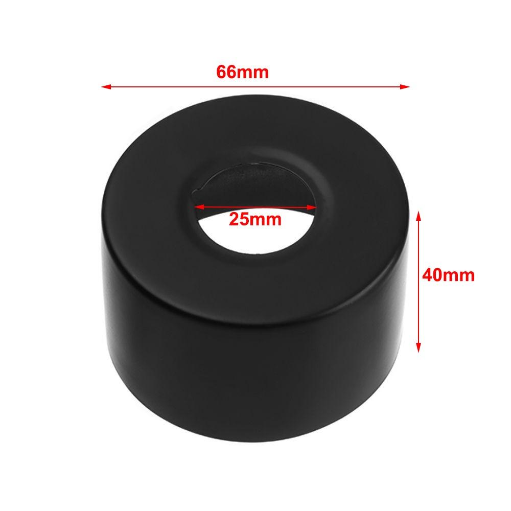 Black Faucet Decorative Cover Chrome Finish Wall Flange Cover New Trim Cover