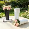 MOJY Decorative Iron Flower Bucket Vase