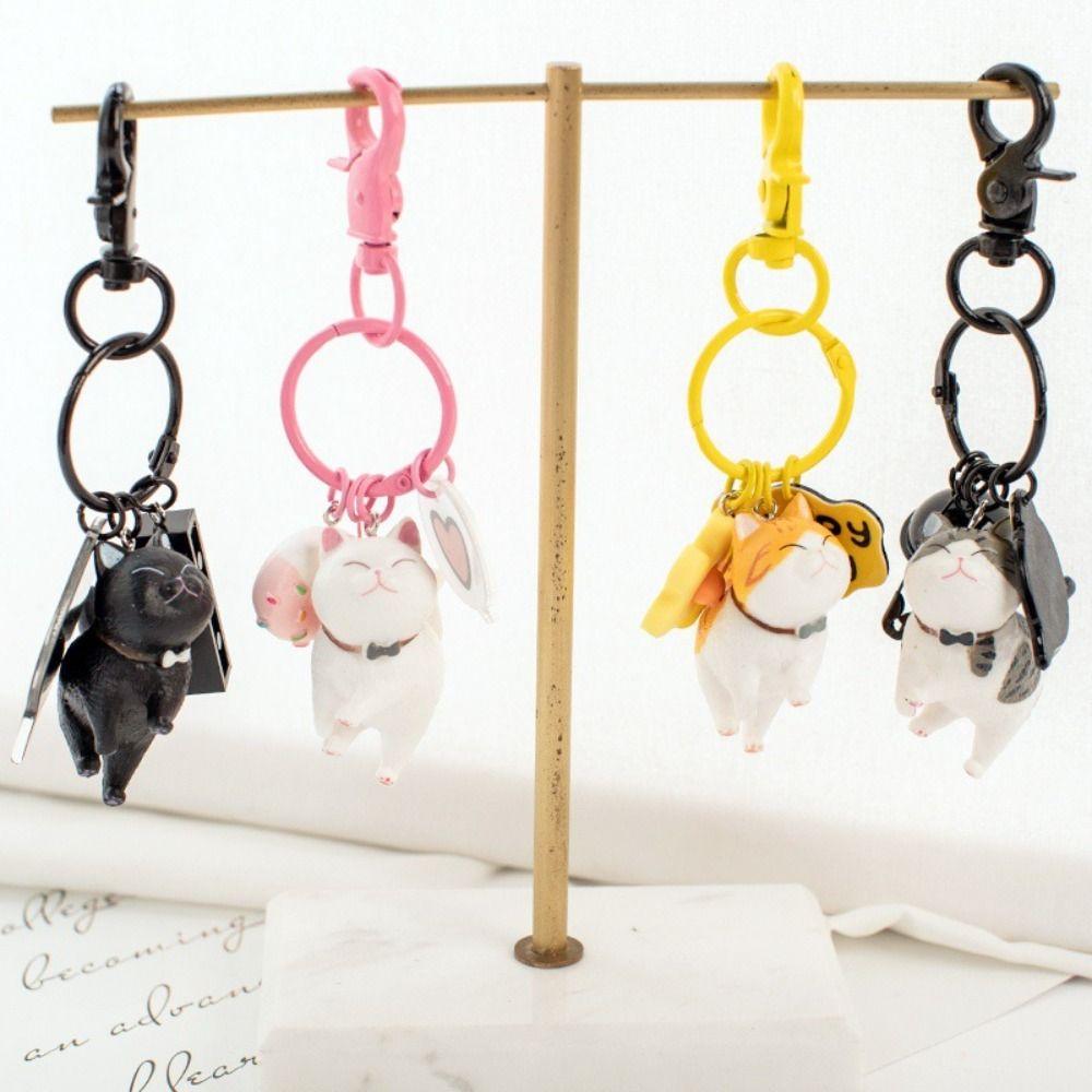 Кошка Кошка Брелки Украшения Брелок Пряжка Милый Брелок Любители Домашних Животных