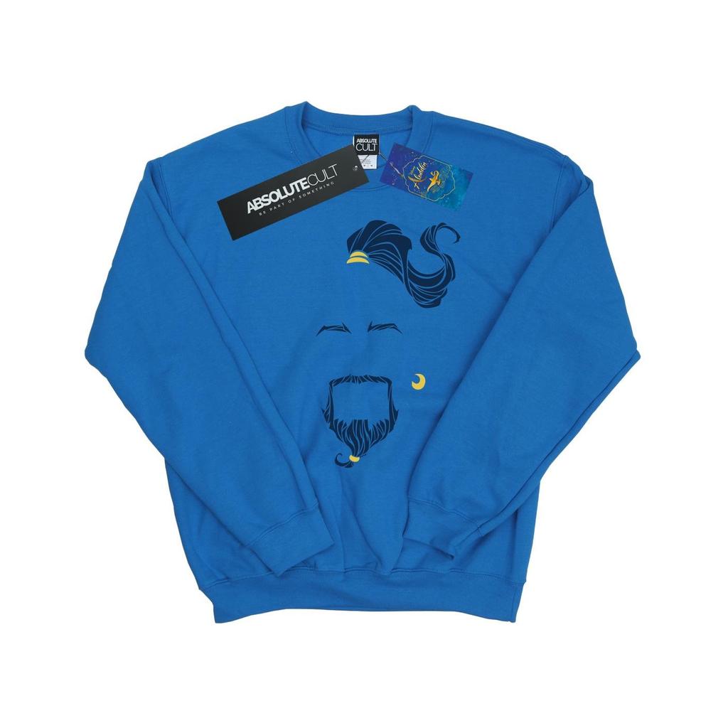 Disney Boys Aladdin Movie Genie Blue Face Sweatshirt