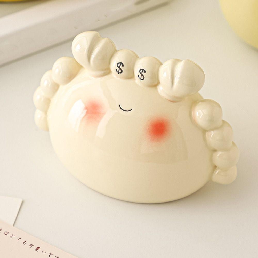 Large Capacity Piggy Bank Ceramics Money Boxes Animal Figurines Saving Box  Students Gifts