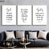 Bible Verse Typography Christian Wall Art Canvas Painting Scripture God Quote Posters Living Room Home DecorAnd Prints Pictures