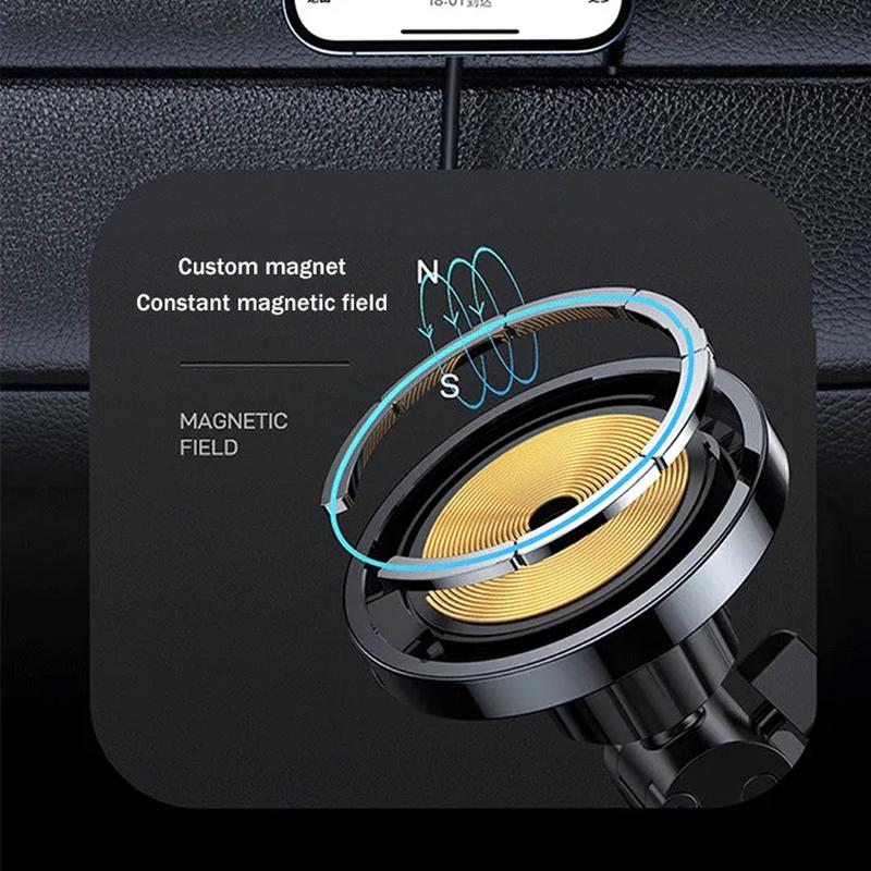 15W Car Phone Holder for Toyota Corolla Cross XG10 Hybrid 2022~2025 Magnetic GPS Support Wireless Charging Accessories iPhone