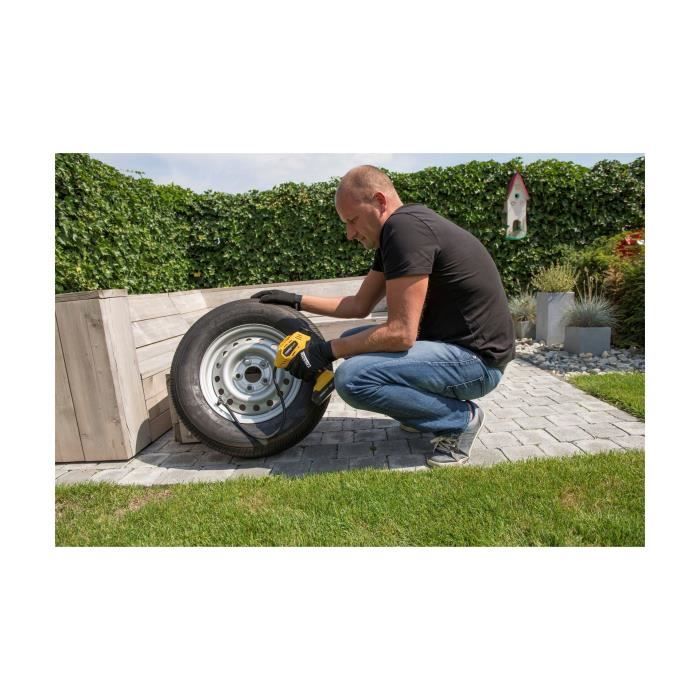 Compresseur/Gonfleur d'air portable sans fil 18V - POWERPLUS - Pompe à air - Facile à manipuler