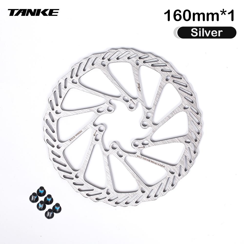 TANKE Bike Disc Brake 140 160 180 203 Rotors With Bolts Hydraulic Brake Road Mountain Bicycle MTB Oil Slick Rotor Bicycle Parts