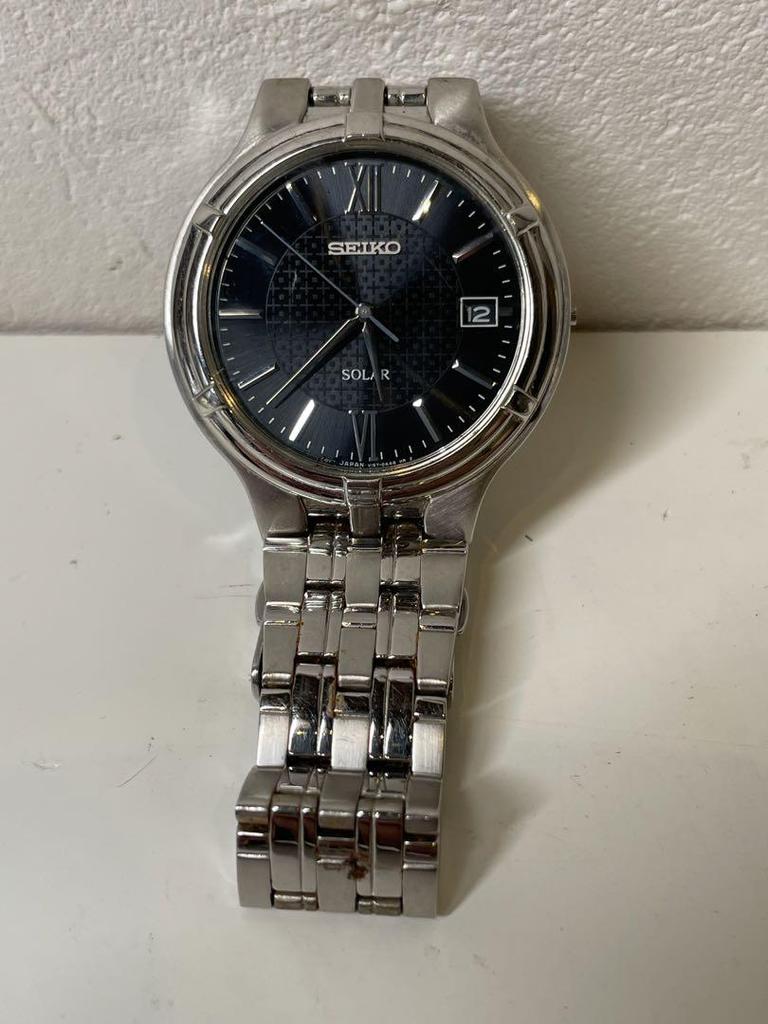 [USED] SEIKO SOLAR Black Dial Watch