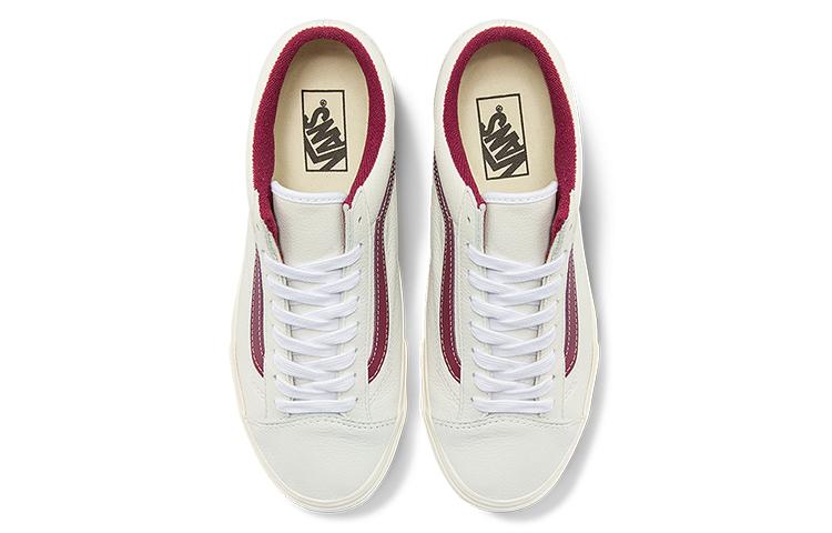 Vans Унисекс Кеды Style 36 Низкие Белый/Красный VN0A54F676N