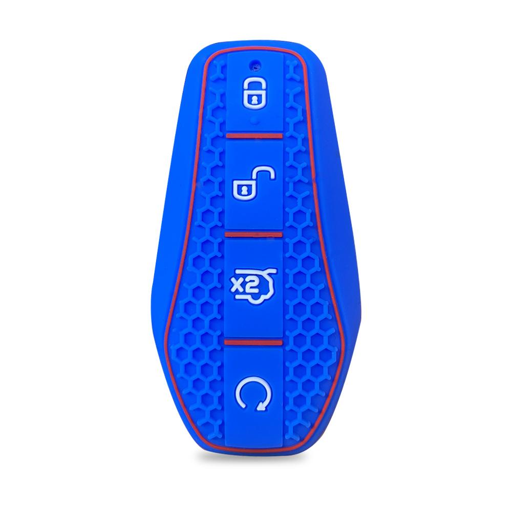 Силиконовый чехол-брелок для ключа автомобиля с 4 кнопками для Byd Song Pro Han Ev Max Tang Dm Qin Plus Yuan Dolphin E2