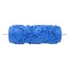 5inch Patterned Paint Roller Reusable Texture Rubber Roller Decorative Art Rubber Roller for Wall