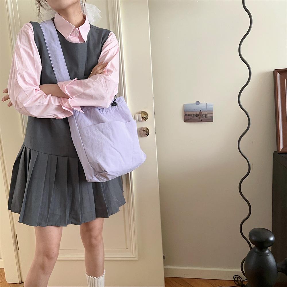 Холщовая сумка большой вместимости женская новая летняя повседневная легкая на плечо для работы кроссбоди