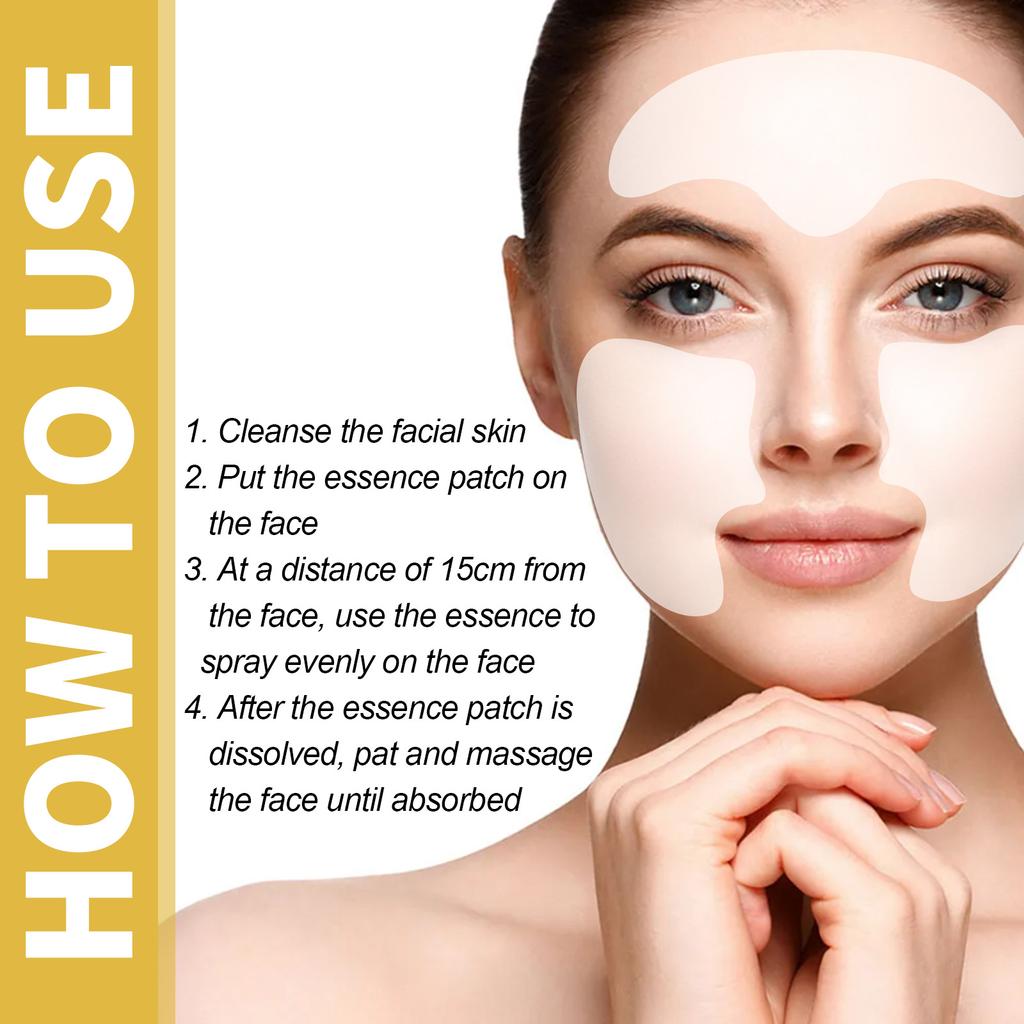 EELHOE Коллагеновая пленка Бумажная растворимая маска для лица Ткань Антивозрастной растворимый водный наполнитель для лица Полный коллагеновый лифтинг Уход за кожей лица 10 мл