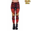Женские красочные леопардовые принты эластичные леггинсы для йоги Фитнес Бег Тренажерный зал Спортивные брюки для активного отдыха