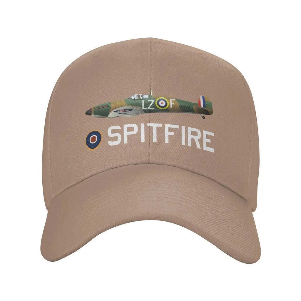 Индивидуальная бейсболка Supermarine RAF Spitfire для женщин, унисекс, регулируемая, для взрослых, самолет-истребитель времен Второй мировой войны, британская папина кепка