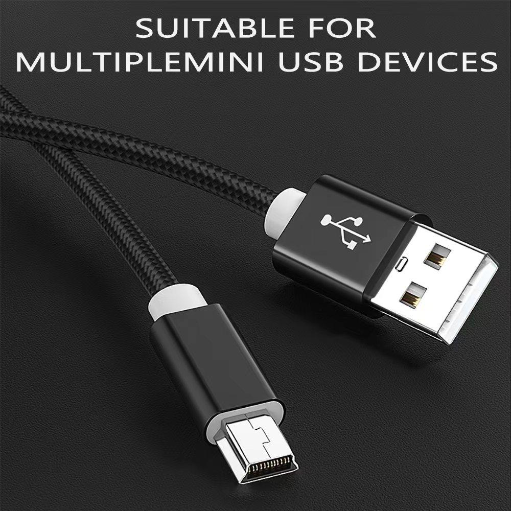 Кабель Mini USB USB A на Mini USB для быстрой передачи данных, зарядный кабель для MP3 MP4-плеера, автомобильного видеорегистратора, GPS, цифровой камеры, HDD-шнура