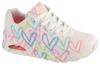 Uno-Spread The Love, Womens White Sneakers