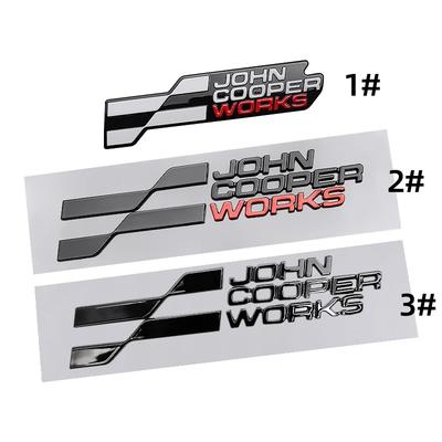 Для Mini Логотип JOHN COOPER WORKS F54 R50 R52 R55 R56 R53 ABS Автомобильные Наклейки-Эмблемы на Задний Багажник Боковые Наклейки Значок Автоаксессуары