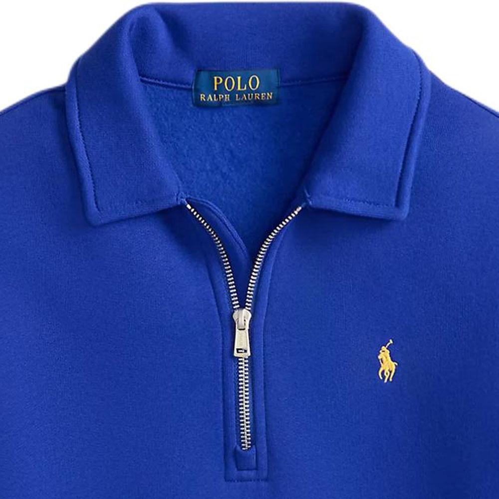 Свитшот Polo Ralph Lauren в рубчик с высоким воротником на молнии, с вышивкой, с длинным рукавом, детский, детские свитшоты 323952467-006