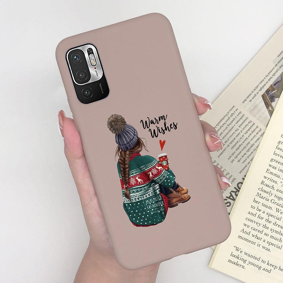 For Xiaomi Redmi Note 10 10T 11 SE 5G Case Pilot Cartoon Pattern Soft Silicone Back Cover For Xiaomi Poco M3 Pro 5G New Bumper