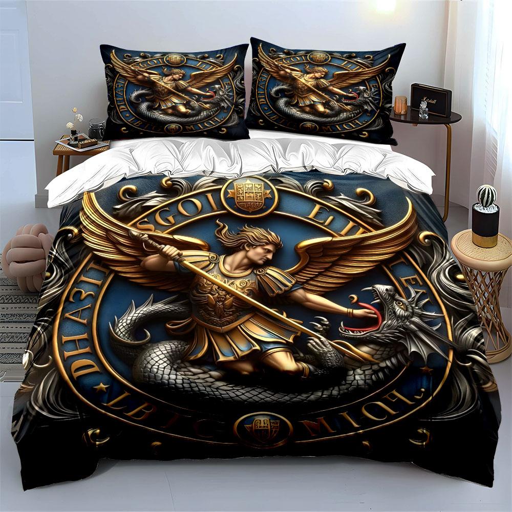 "Archangel Decor Set Wall Ornament" Multiple sizes kid's and adults' bedroom Exquisite 3PC bedding set, gift