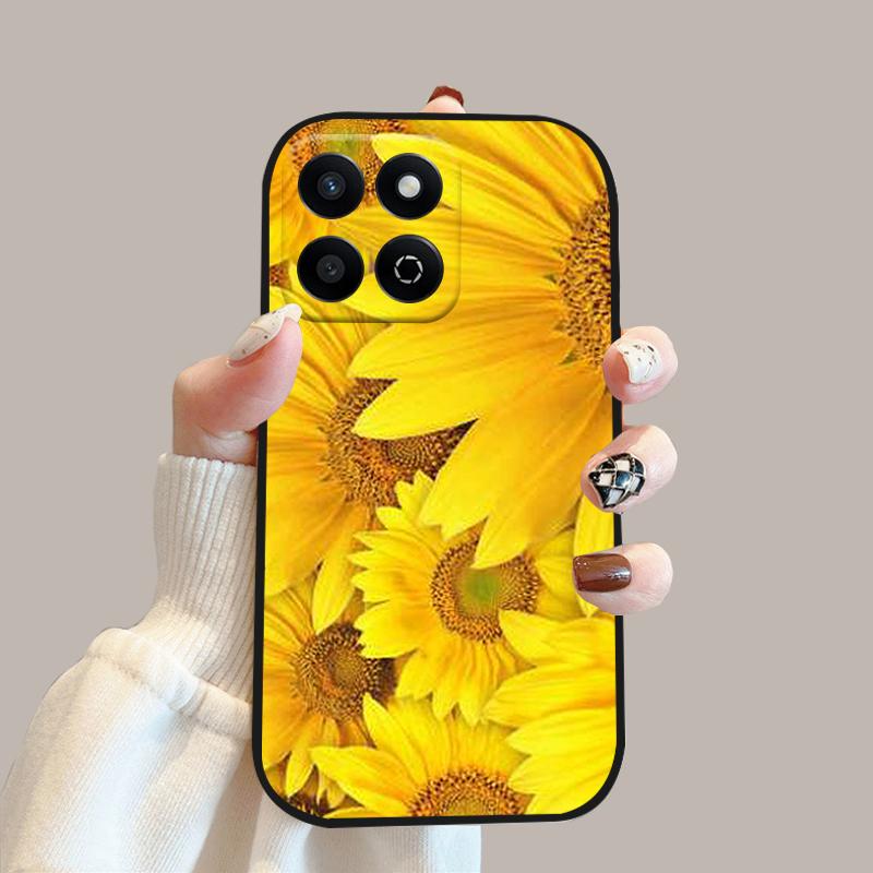 Мультяшный чехол-книжка для Honor 200 Smart Case X7c 4G Силиконовый мягкий ТПУ чехол для телефона для Honor Play 60 Plus 5G Защитный чехол Funda Cases