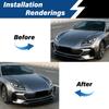 For Subaru BRZ Coupe 2-Door 2022 2023 2024 Automobile Front Bumper Lip Sports Style Spoiler ABS Splitter Body Modification Kit