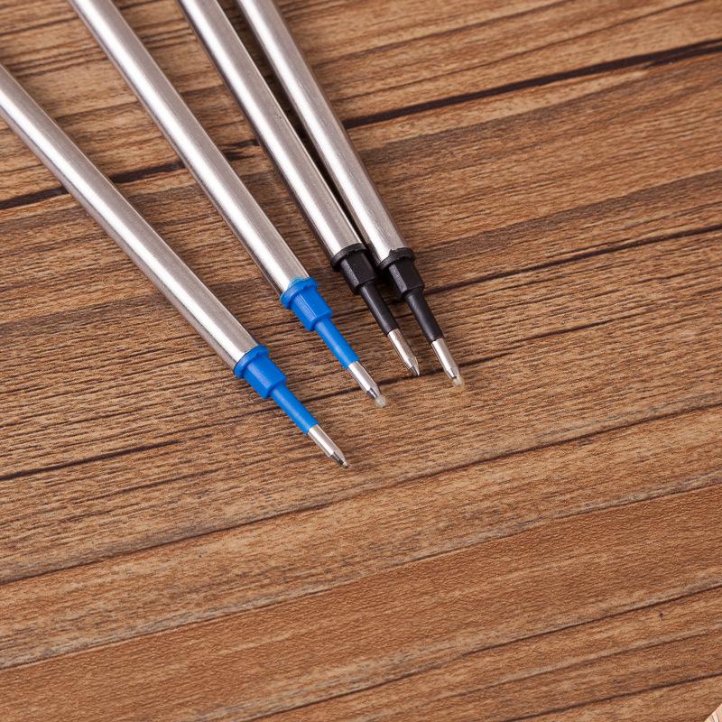 3 шт./5 шт. металлические стержни 0,5 мм для шариковой ручки-роллера, деловые ручки, стержни для шариковой ручки длиной 11 см, канцелярские принадлежности для офиса и школы