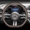 Leather Car Steering Wheel Cover for Mercedes-Benz S GLE GLE GLC E GLA 250e 300e 500e 600e 350e 450e 400e eSprinter Accessory BH1