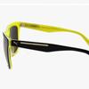 Puma Pu0088sk 001 Square Horn Rimmed Over Asian Fit Mirror Sunglasses