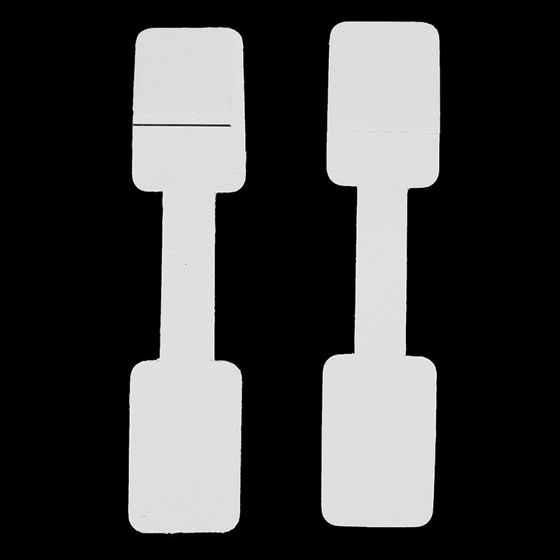 50/100Pcs Blank Price Tags Necklace Ring Jewelry Labels Paper Stickers